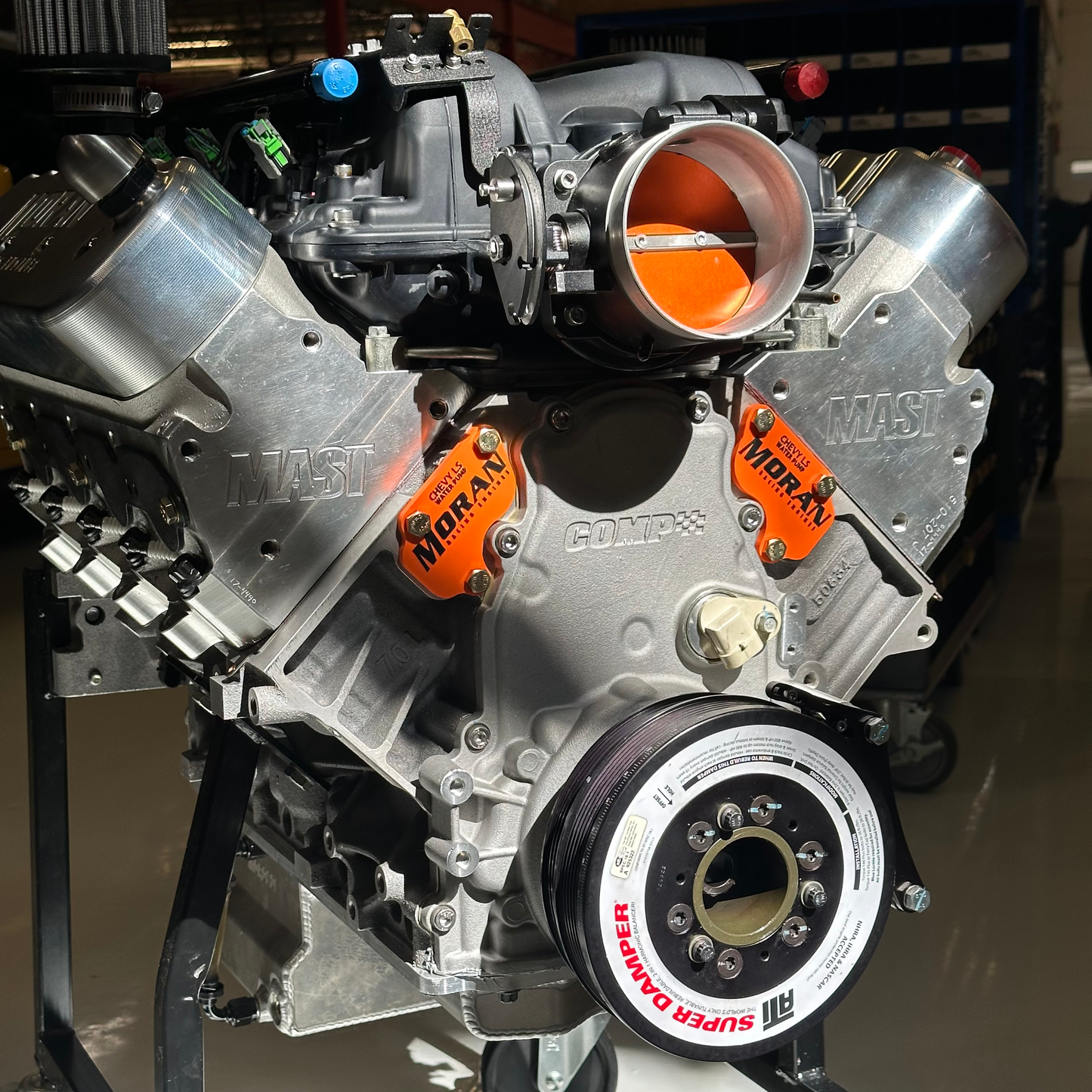 Ls water pump block off water pump cover