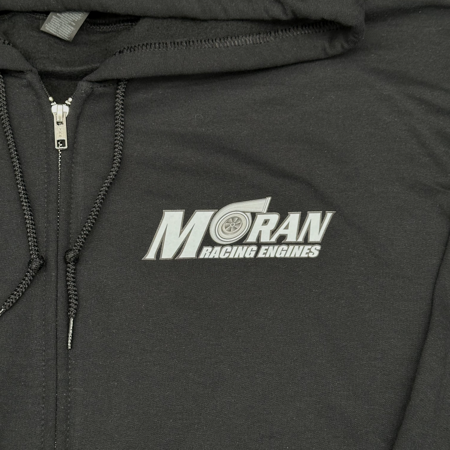Black and Grey Zip-Up Hoodie