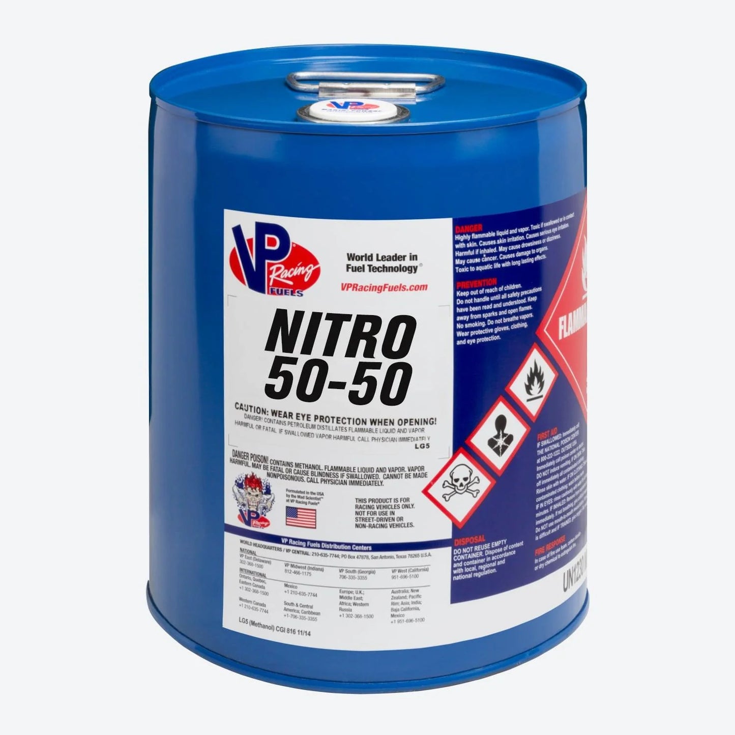 Nitro 50-50: Methanol & Nitromethane VP Racing Fuel